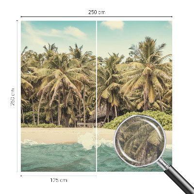 Vliesová fototapeta na stenu Tropická pláž