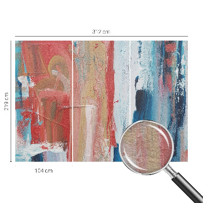 Vliesová fototapeta do spálne Farebné abstrakcie