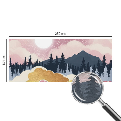 Fotografická tapeta na vliese Ružový západ slnka