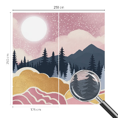 Fotografická tapeta na vliese Ružový západ slnka