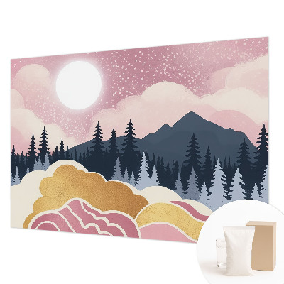 Fotografická tapeta na vliese Ružový západ slnka