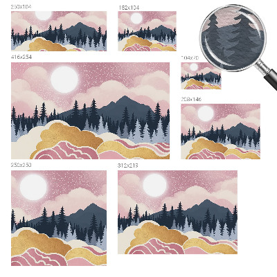 Fotografická tapeta na vliese Ružový západ slnka