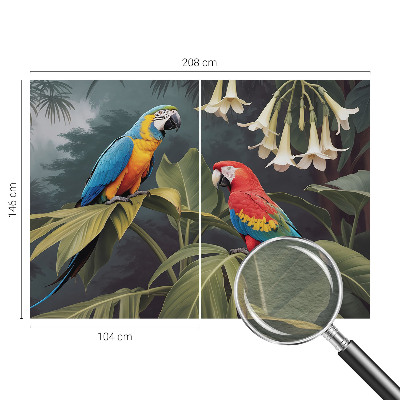 Fototapeta do spálne Farebné papagáje