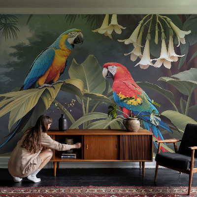 Fototapeta do spálne Farebné papagáje