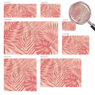 Vliesová fototapeta s potlačou Tropické listy