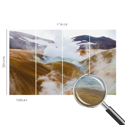 Fototapeta s potlačou na vliese Sopečné kopce