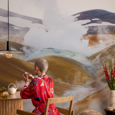 Fototapeta s potlačou na vliese Sopečné kopce