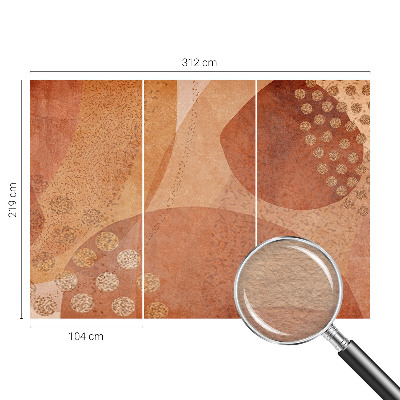 Fototapeta na mieru do spálne Zemité kompozície