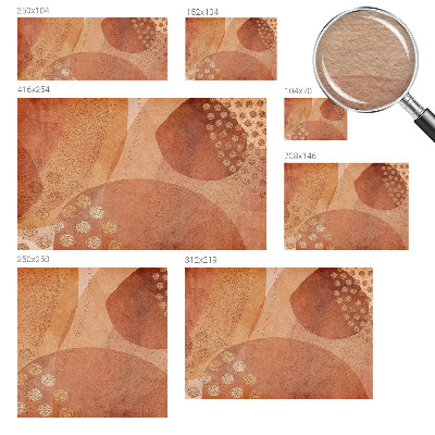 Fototapeta na mieru do spálne Zemité kompozície