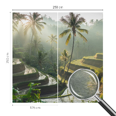 Dekoratívna fototapeta na stenu Rajské terasy