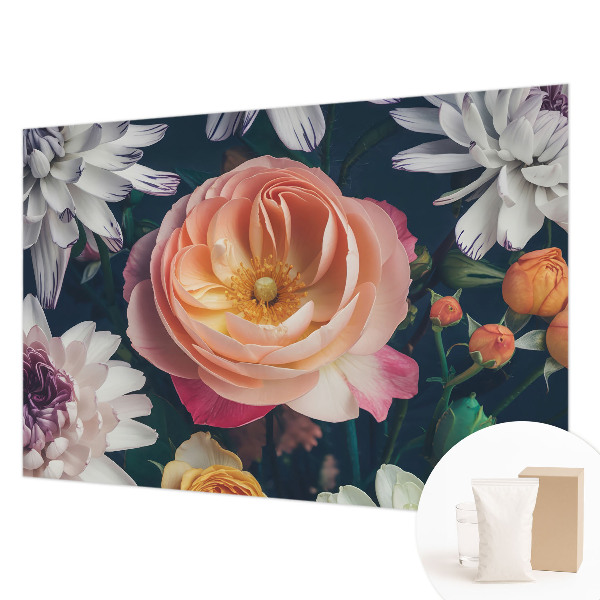 Moderná fototapeta na mieru Kvetinová harmónia