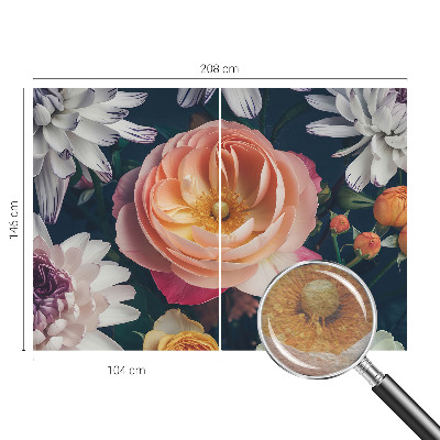 Moderná fototapeta na mieru Kvetinová harmónia