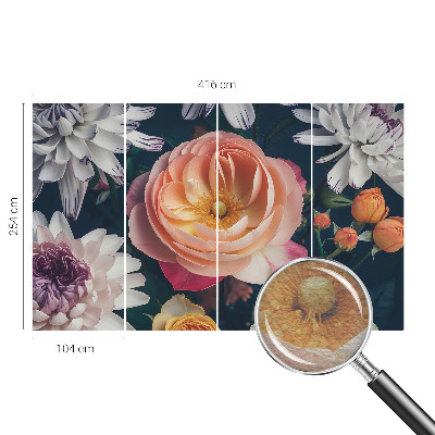 Moderná fototapeta na mieru Kvetinová harmónia