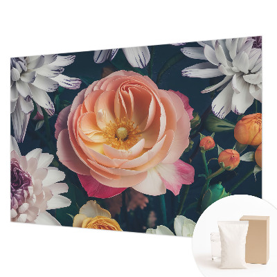 Moderná fototapeta na mieru Kvetinová harmónia