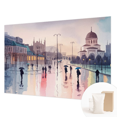 Fototapeta na stenu Daždivá prechádzka