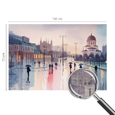 Fototapeta na stenu Daždivá prechádzka