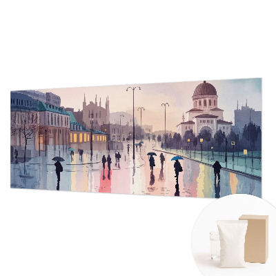 Fototapeta na stenu Daždivá prechádzka