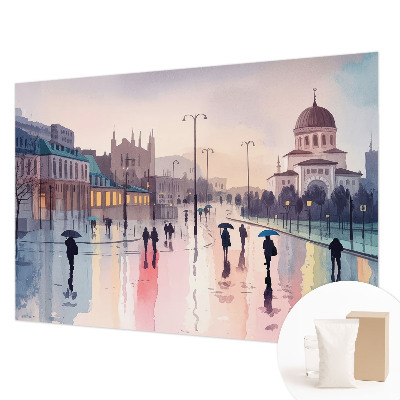 Fototapeta na stenu Daždivá prechádzka