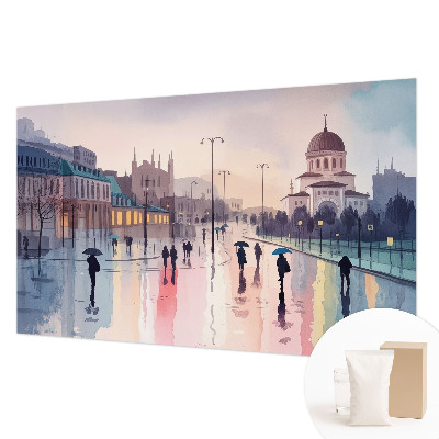 Fototapeta na stenu Daždivá prechádzka