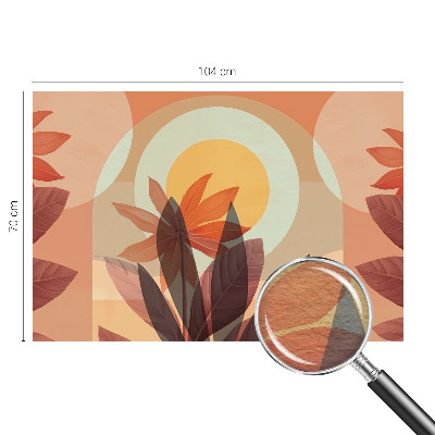 Vliesová fototapeta s potlačou Kvetinová abstrakcia