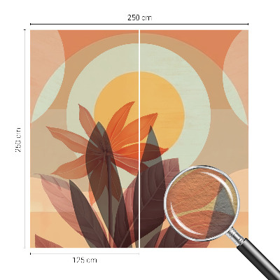 Vliesová fototapeta s potlačou Kvetinová abstrakcia