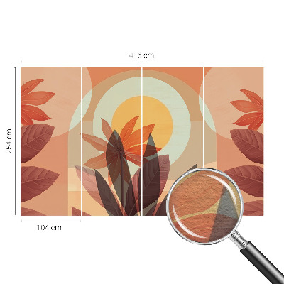 Vliesová fototapeta s potlačou Kvetinová abstrakcia