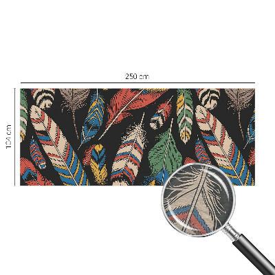 Fototapeta s potlačou na vliese Farebné perie