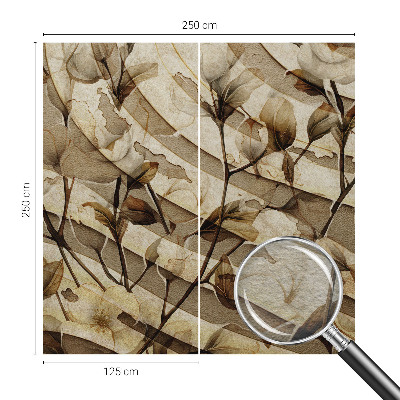 Moderná fototapeta na mieru Klasická flóra