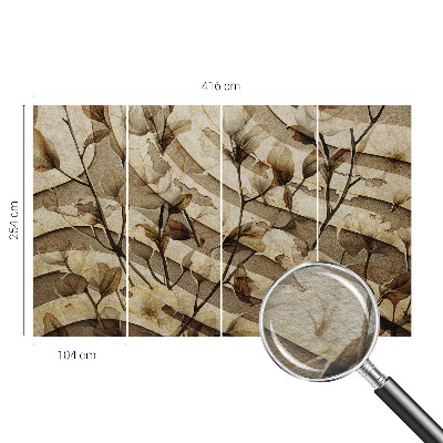 Moderná fototapeta na mieru Klasická flóra