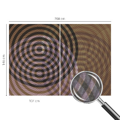 Moderná fototapeta Hypnotizujúce kruhy