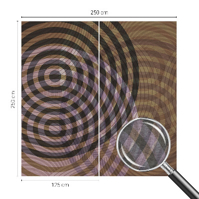 Moderná fototapeta Hypnotizujúce kruhy