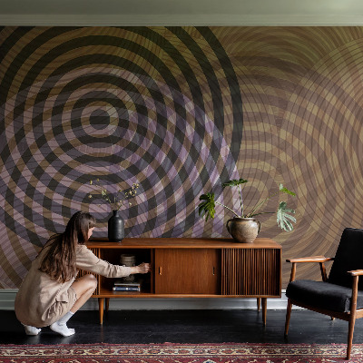 Moderná fototapeta Hypnotizujúce kruhy