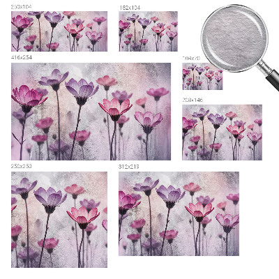 Fototapeta na mieru do obývačky Pastelové kvety