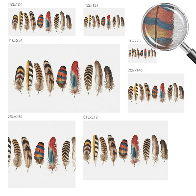 Tapeta na stenu Farebné perie