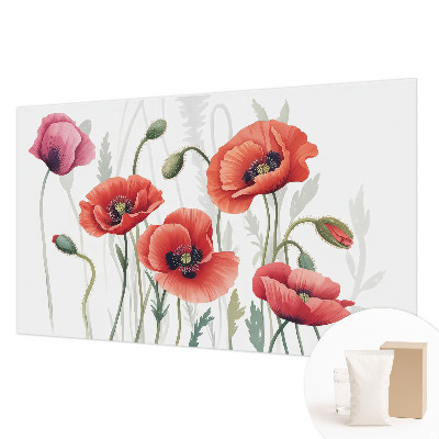 Vliesová fototapeta Červené vlčie maky