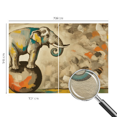 Vliesová fototapeta na stenu Abstraktný slon