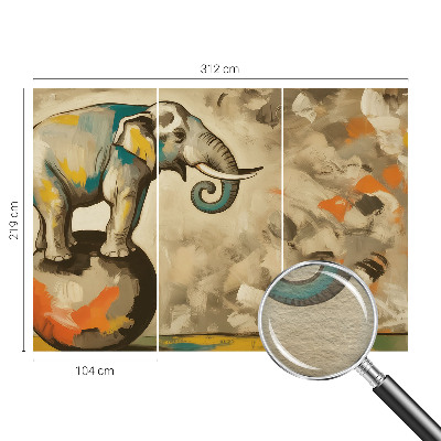 Vliesová fototapeta na stenu Abstraktný slon