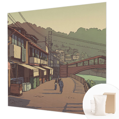 Vliesová tapeta na stenu Pastelová krajina