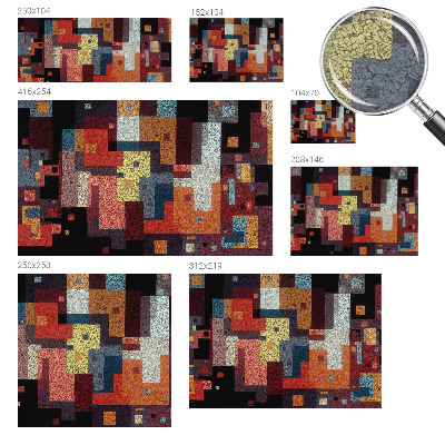 Fototapeta do obývačky Farebné tvary