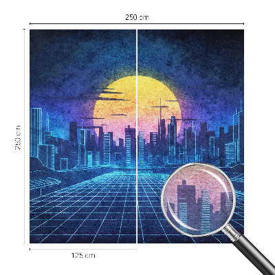 Vliesová fototapeta do obývačky Futuristická krajina