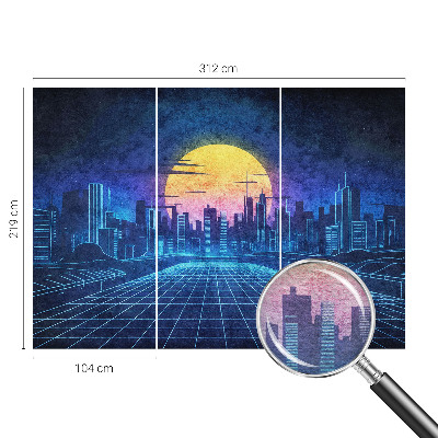 Vliesová fototapeta do obývačky Futuristická krajina