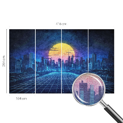 Vliesová fototapeta do obývačky Futuristická krajina