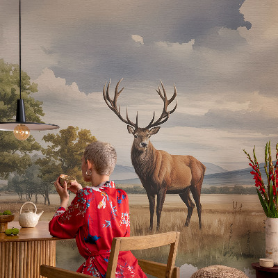 Vliesová fototapeta pre deti Majestátny jeleň