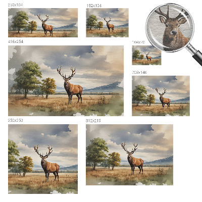 Vliesová fototapeta pre deti Majestátny jeleň