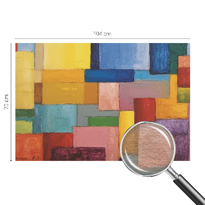 Fototapeta s potlačou na vliese Farebné obdĺžniky