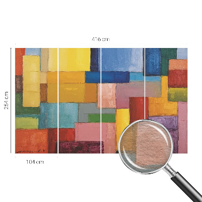 Fototapeta s potlačou na vliese Farebné obdĺžniky