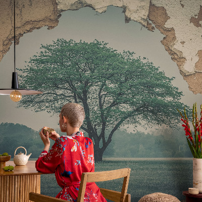 Moderná fototapeta Osamelý strom