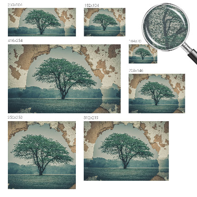 Moderná fototapeta Osamelý strom