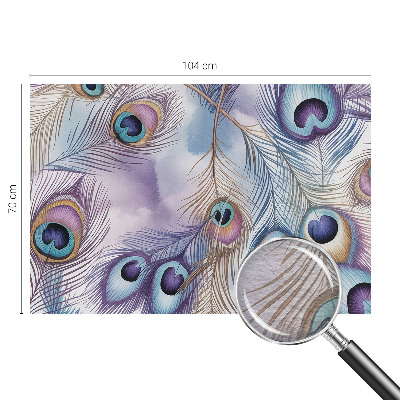 Moderná fototapeta na mieru Pávie perie