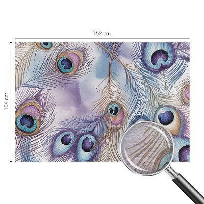 Moderná fototapeta na mieru Pávie perie